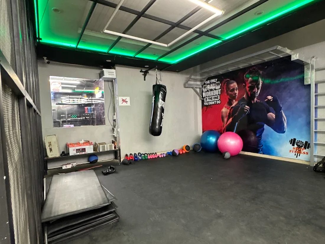 Dedicated studio space used for classes and women-only training hours